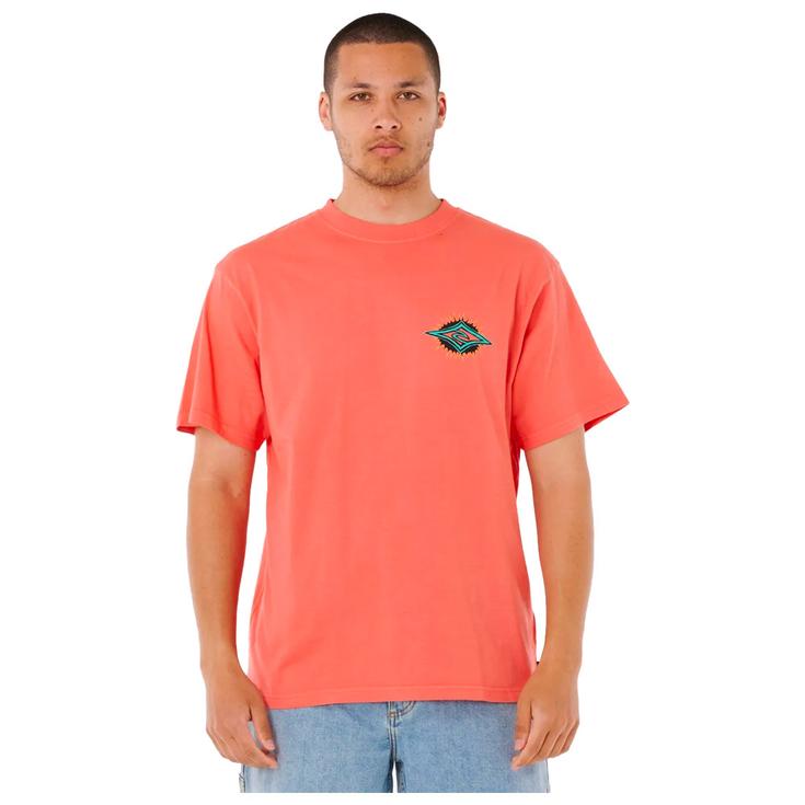 Rip Curl Tee-shirt Raw Burst Tee Shirt Rose Sky Présentation