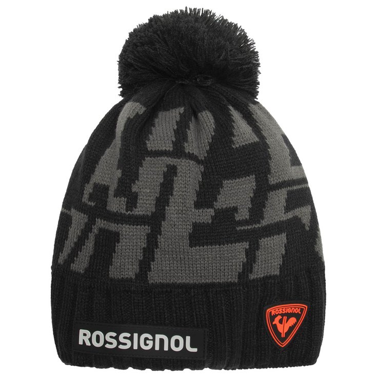Rossignol Bonnet Hero Pompon Beanie Black Présentation