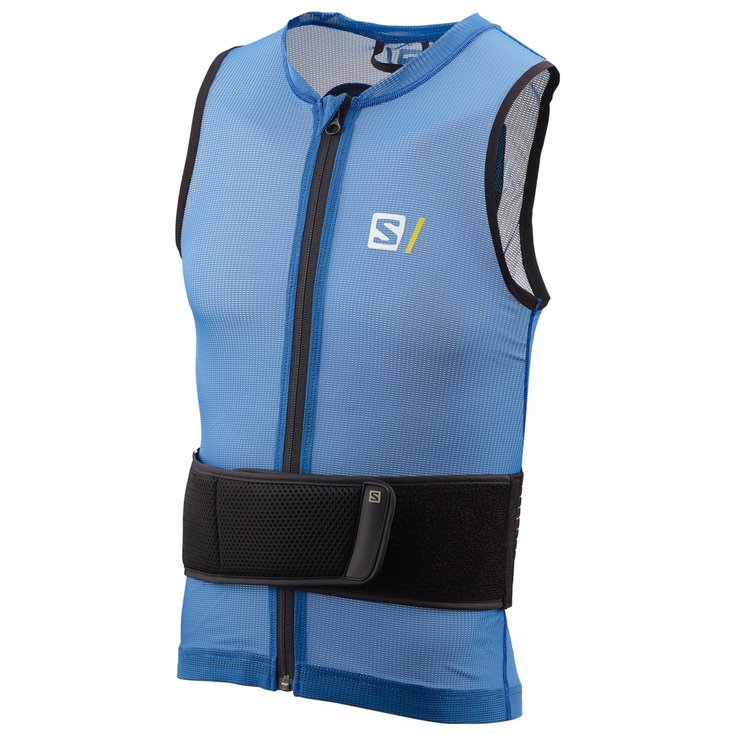 Salomon Protection dorsale Flexcell Pro Vest Jr Race Blue Présentation