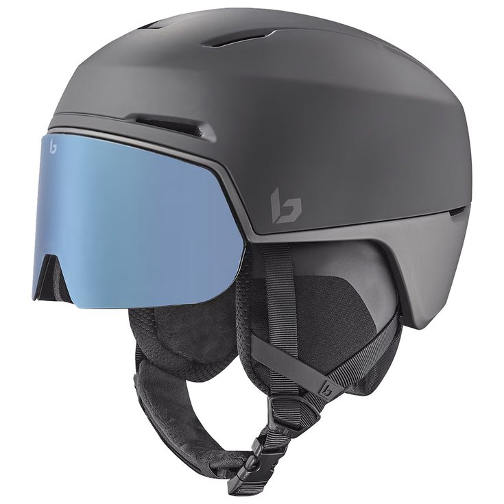 Bollé Casque visière X-Fusion Pure Mineral Black Matte Brown Blue Présentation