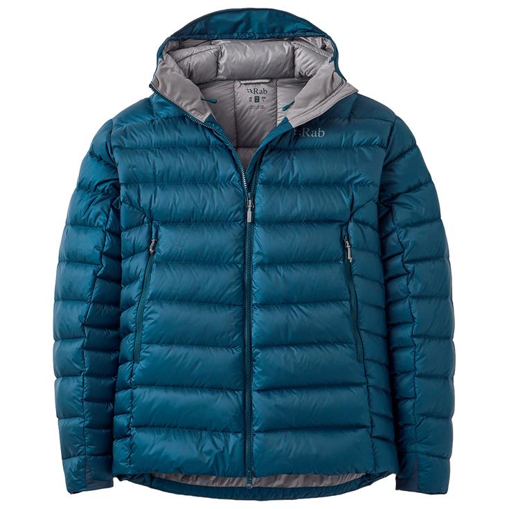 RAB Doudoune Electron Pro Hoody Tempest Blue Présentation