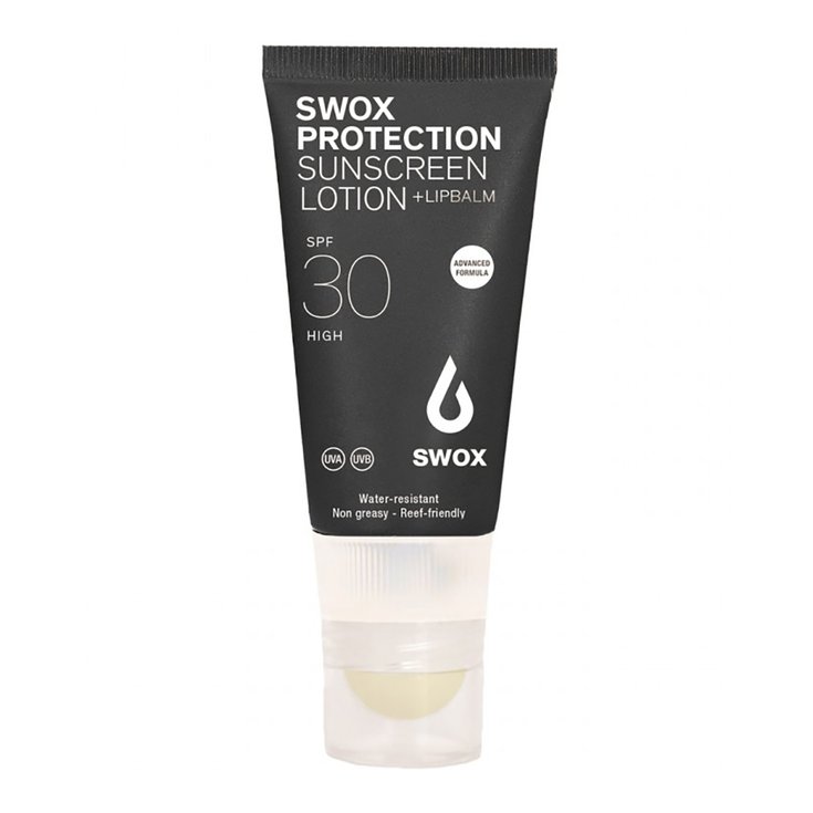Swox Crème solaire combo SPF30+ Visage & Lèvres Présentation