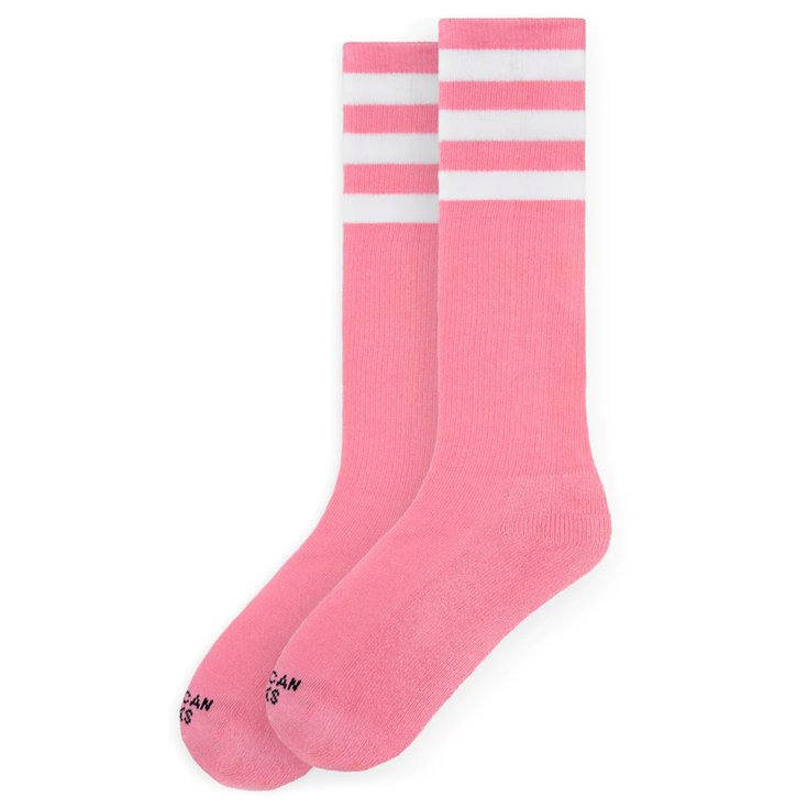 American Socks Chaussettes The Classics Knee High Bubblegum Présentation