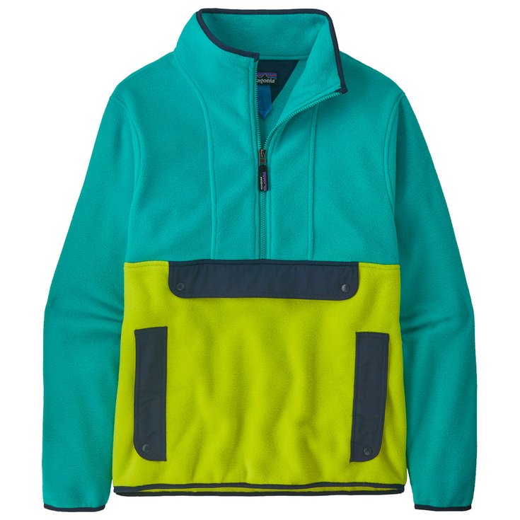 Patagonia Polaire Synch Anorak Phosphorus Green Présentation