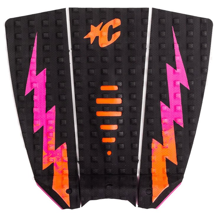 Creatures Pad Surf Grom Mick Eugene Fanning Lite Ecopure Black Fluro Red Fade Présentation
