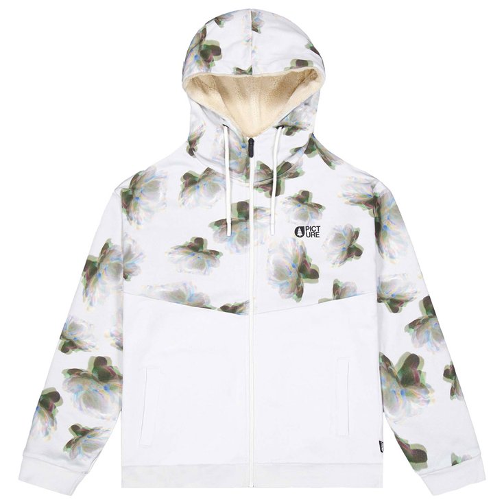 Picture Sweat Basement Plush Zip Pearl Gray Présentation