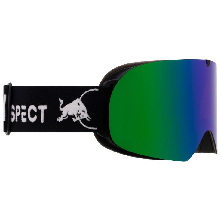 Red Bull Spect Masque de Ski Soar Matt Black Brown Green Mirror Présentation