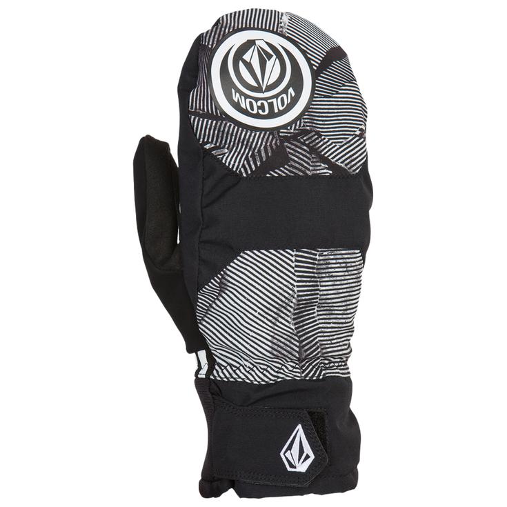 Volcom Moufles V.Co Nyle Mitt Black White Présentation