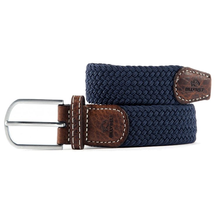 BillyBelt Ceinture Tressée Bleu Ardoise Présentation