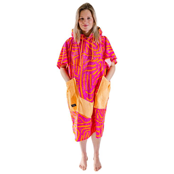 All-In Poncho Surf Women V Poncho Matis Rose Présentation