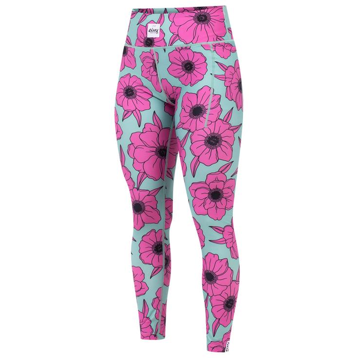 Eivy Sous-vêtement technique Pocket Tights Turquoise Flower Présentation