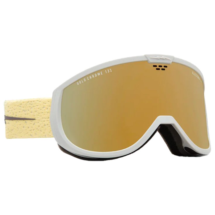 Electric Masque de Ski Cam Canna Speckle Gold Chrome Présentation