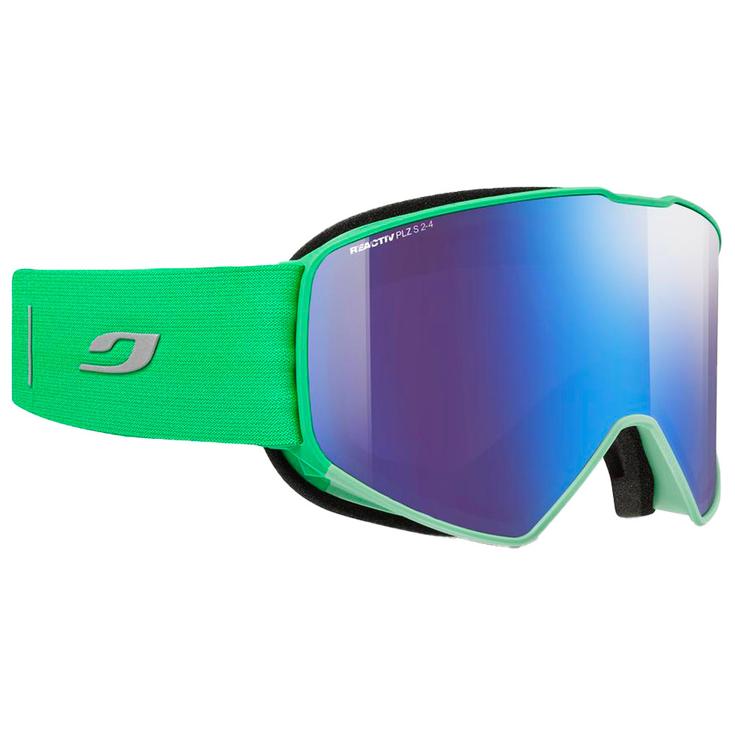Julbo Masque de Ski Cyrius-X Vert Fluo Reactiv 2-4 Polarized Présentation