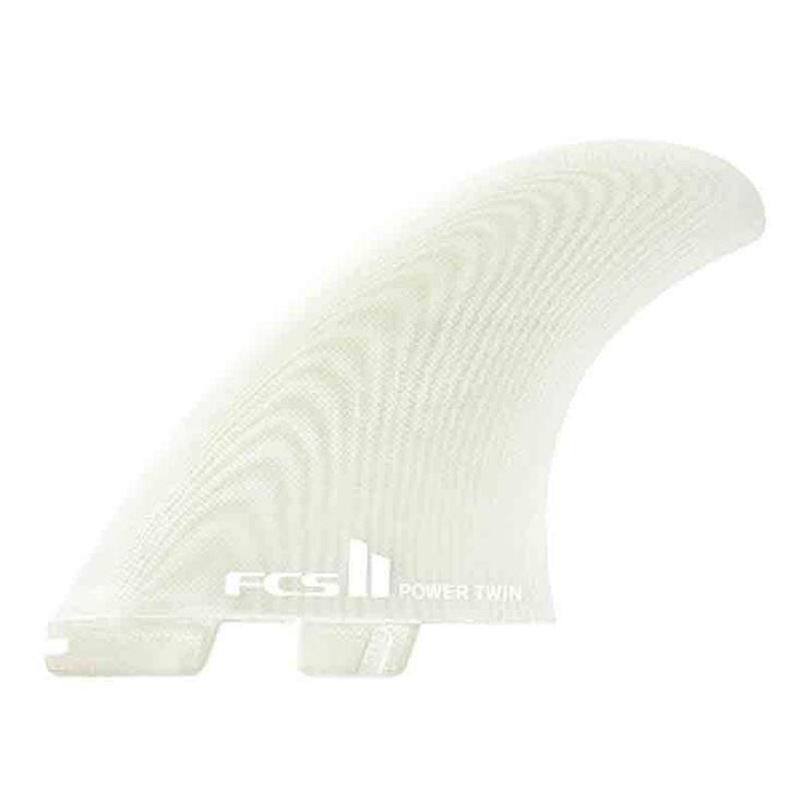 Fcs Ailerons Surf II Power Twin PG - Clear Côté