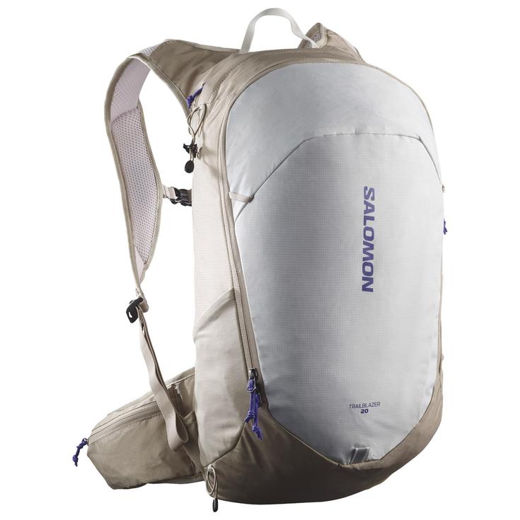 Salomon Sac à dos Trailblazer 20 Vintage Khaki Glacier Gray Présentation