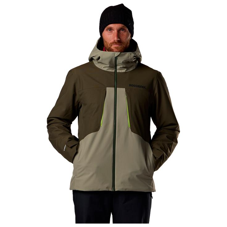 Rossignol Blouson Ski Velika Insulated Vetiver Olive Shadow Présentation