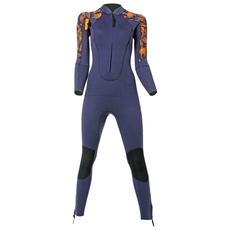 Ocean Step Combinaison longe côte 4/3 Steamer Dual Zip Leaf Palm Présentation
