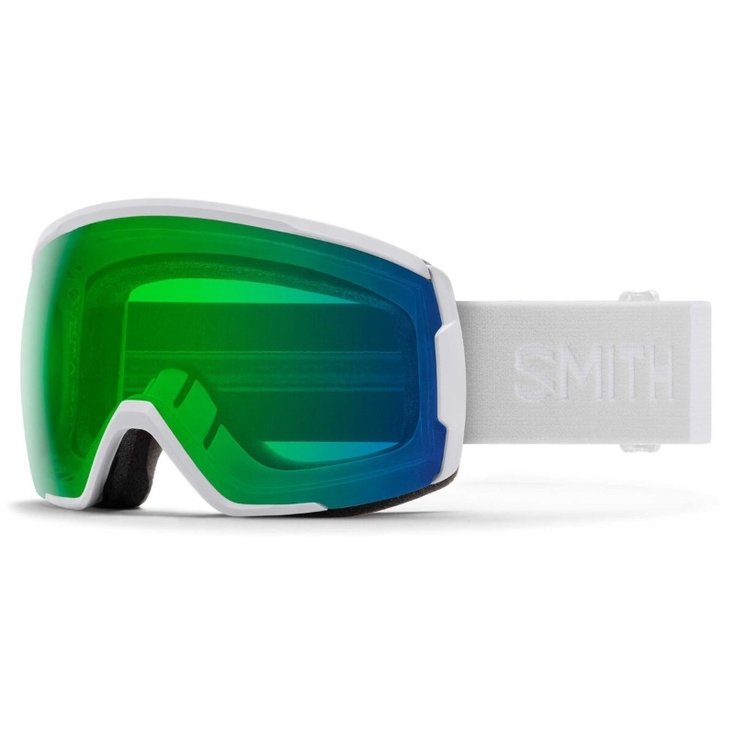 Smith Masque de Ski Masque Snowboard/Ski Smith Proxy - White Vapor - Everyday Green Mirror Présentation