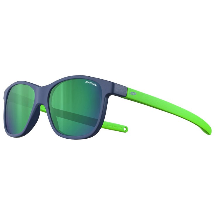 Julbo Lunettes de soleil Turn 2 Mat Bleu Foncé Vert Fluo Spectron 3 Présentation