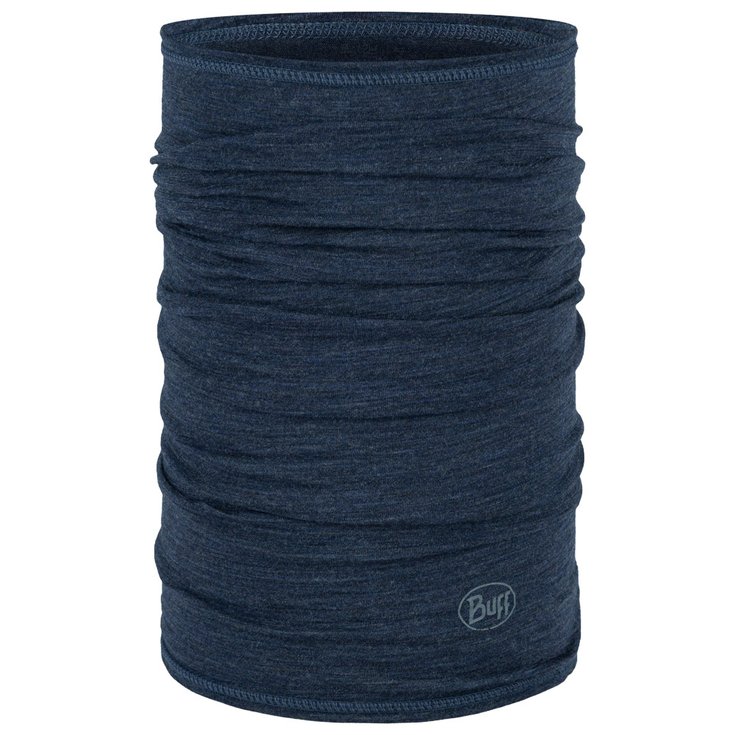 Buff Tour de cou Merino Lightweight Neckwear Solid Night Blue Présentation