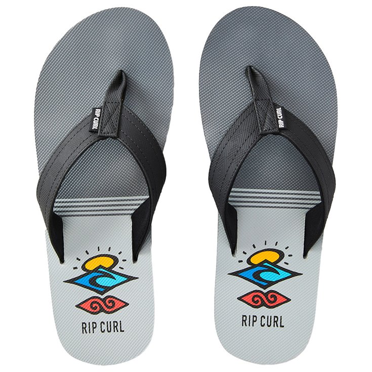 Rip Curl Tongs Ripper Open Toe Black/Grey Présentation