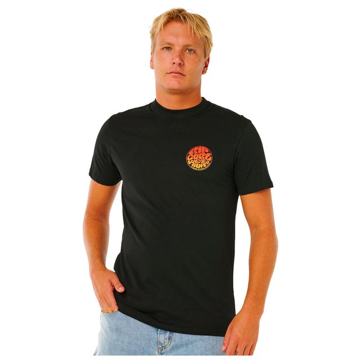 Rip Curl Tee-shirt Wettie Passage Icon Black Présentation