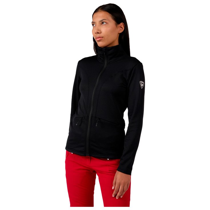 Rossignol Polaire W Blackside Fleece Full Zip Black Présentation