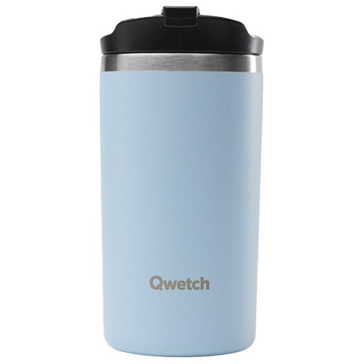 Qwetch Mug Travel Mug 240 ml Matt Pastel Bleu Présentation