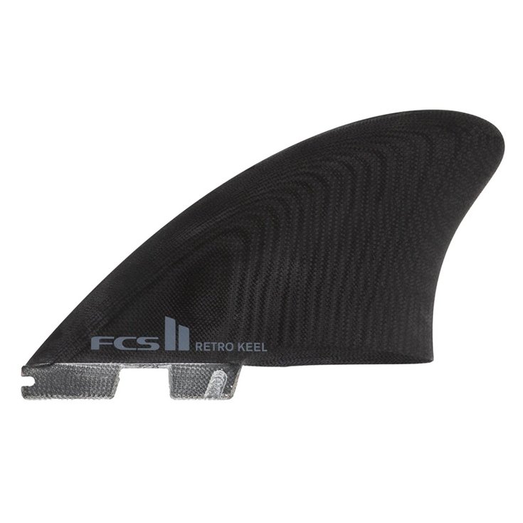 Fcs Ailerons Surf II Retro Keel Performance Glass - Black Profil