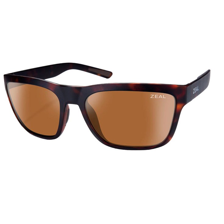 Zeal Lunettes de soleil Kittredge Matte Brown Havana Ellume Polarized Copper Présentation