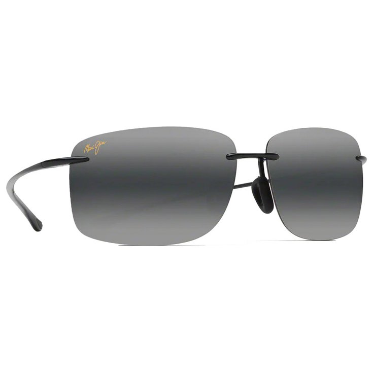 Maui Jim Lunettes de soleil Hema Noir Brillant Gris Neutre Présentation