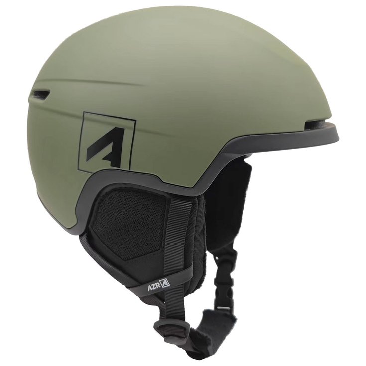 AZR Casque Orion Kaki Noir Mat Présentation