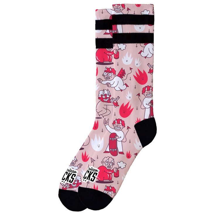 American Socks Chaussettes The Original Signature Naughty Devil Présentation