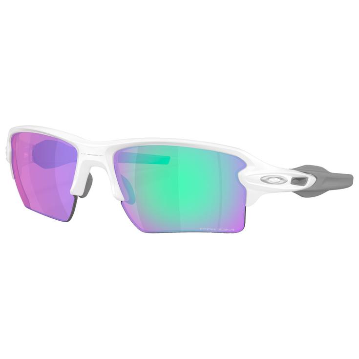 Oakley Lunettes de soleil Flak 2.0 XL Matte White Prizm Golf 
