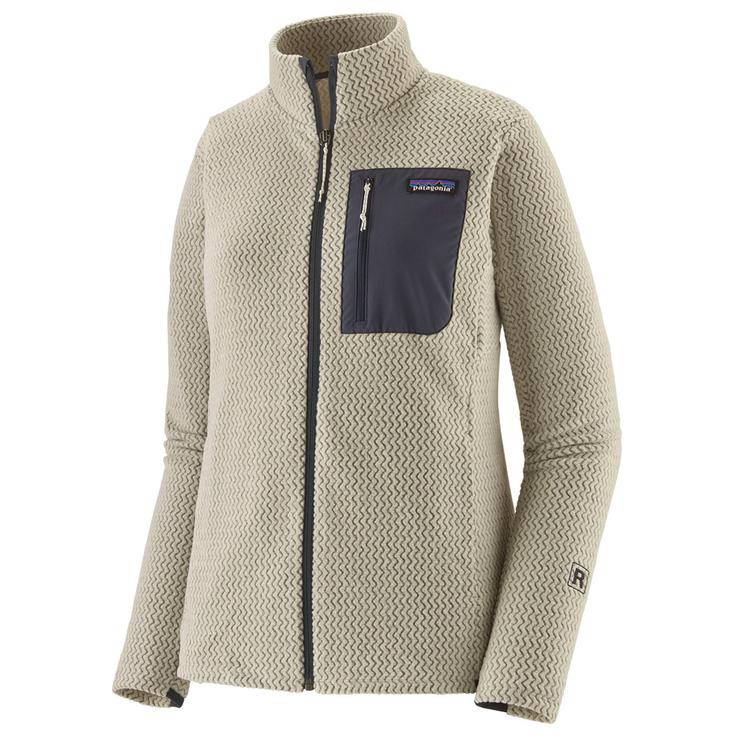 Patagonia Polaire W's R1 Air Jacket Wool White Présentation
