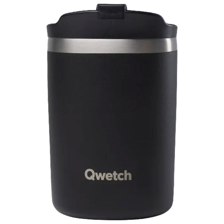 Qwetch Mug Travel Mug 240 ml Matt Noir Présentation