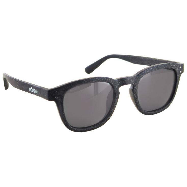 Moken Vision Lunettes de soleil Quincy Black Grey Cat.3 Polarized Présentation