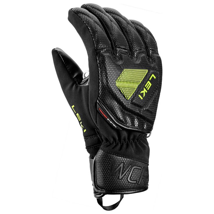 Leki Gant Wcr C-Tech 3D Junior Black Ice Lemon Présentation