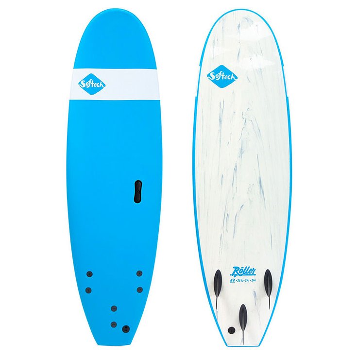 Softech Board de Surf Roller- Blue Mrable Côté