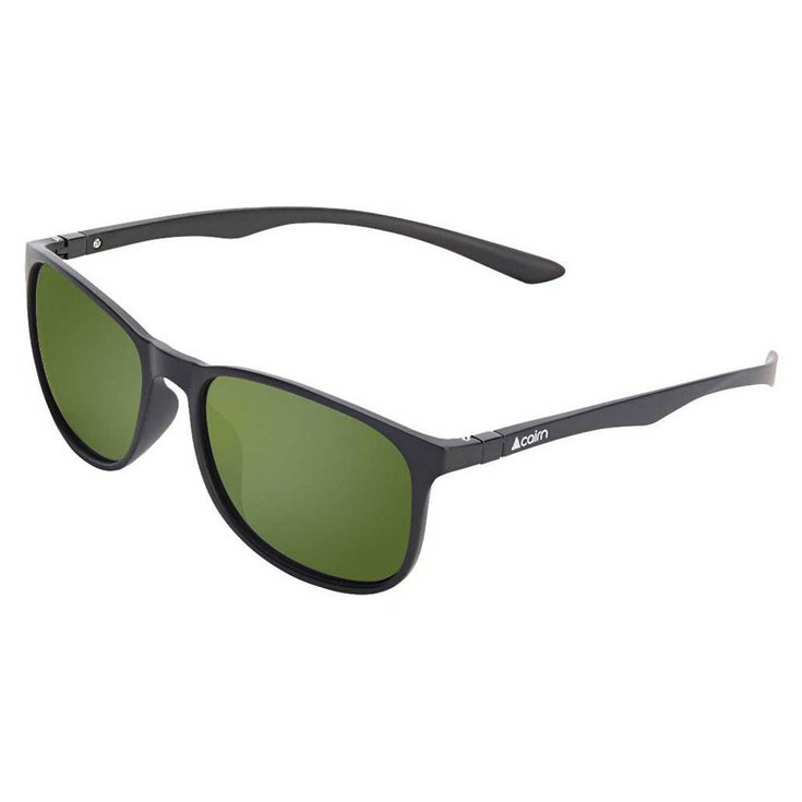 Cairn Lunettes de soleil Stan Mat Black Green Présentation