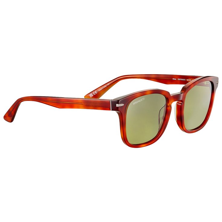 Serengeti Lunettes de soleil Ethan Shiny Classic Havana Polarized 555nm Présentation