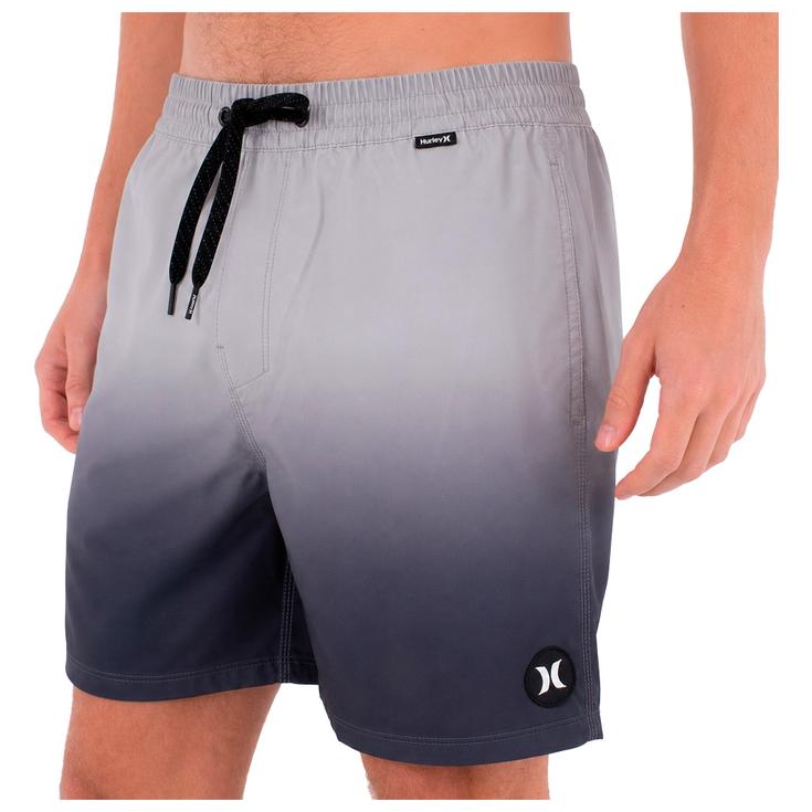 Hurley Boardshort Volley Icon Degradee 17' Black Présentation