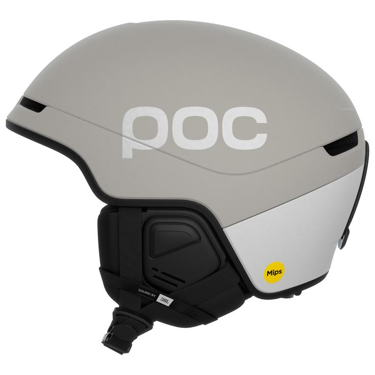 Poc Casque de ski Obex Contour Communication Mineral Grey Matt Hydrogen White Matt Présentation