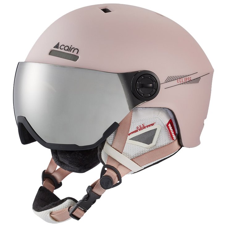Cairn Casque visière Eclipse Rescue Powder Pink Présentation