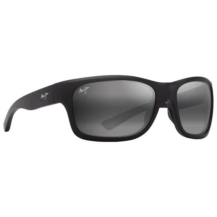 Maui Jim Lunettes de soleil Ano Nui Matte Black Neutral Grey Mineral Superthin Présentation