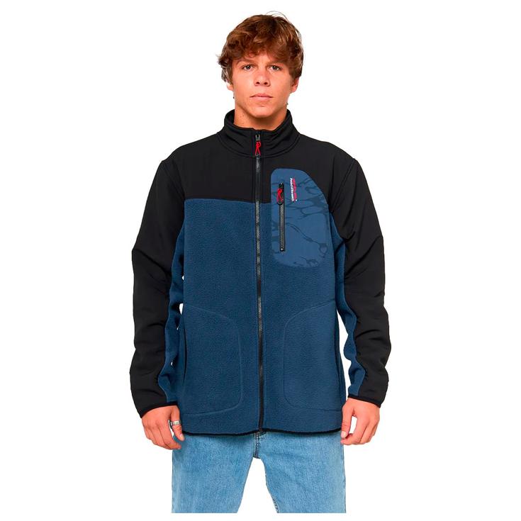 Rip Curl Polaire Anti Series Search Zip Crew Light Navy Présentation