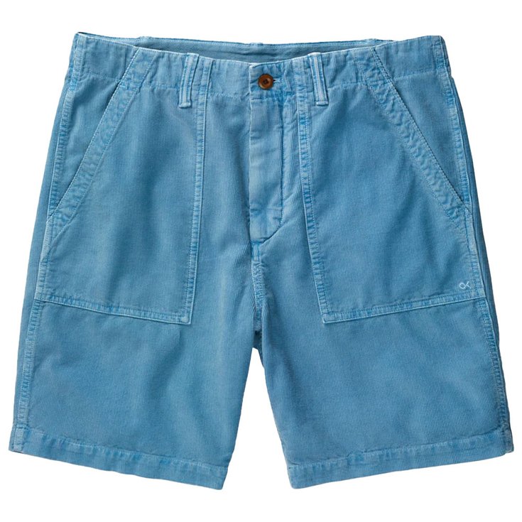 Outerknown Short Seventyseven Cord Utility Shorts Blue Wave Présentation