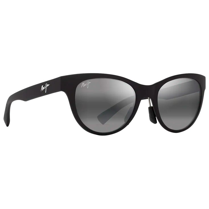 Maui Jim Lunettes de soleil Hulahe Matte Black Neutral Grey Mineral Superthin Présentation