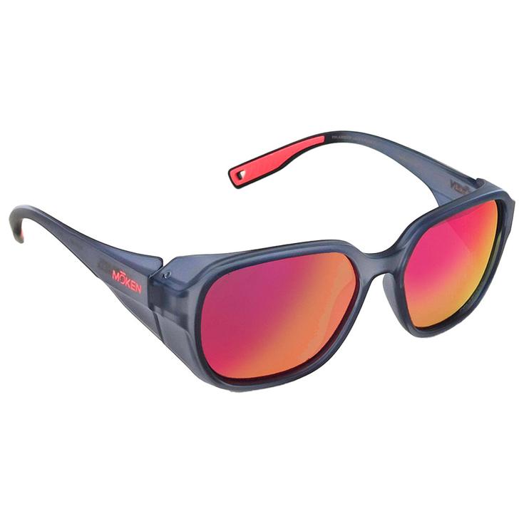 Moken Vision Lunettes de soleil Bruce Smoke Pink Polarized Présentation