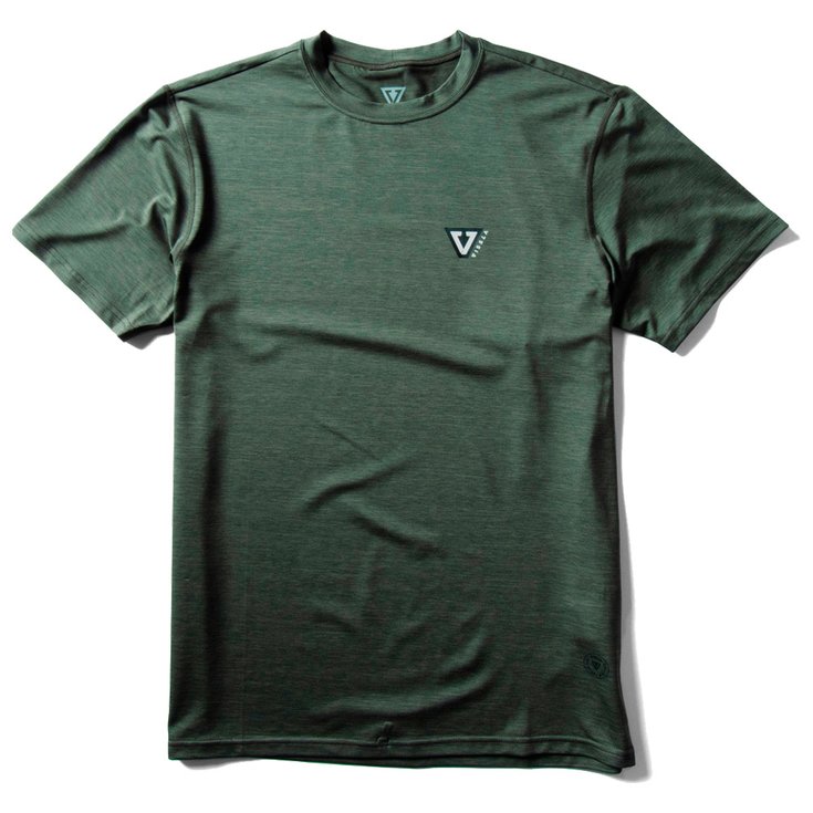 Vissla Top Manches Courtes Twisted Eco SS Mht Military Heather Présentation